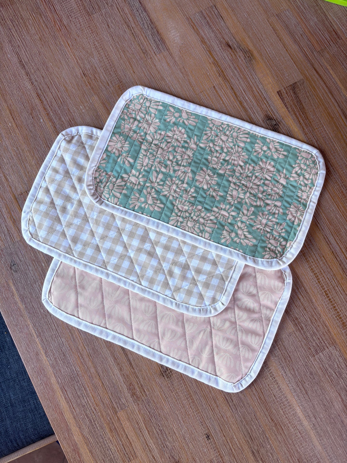 Meadow Morning Burp Cloth Set