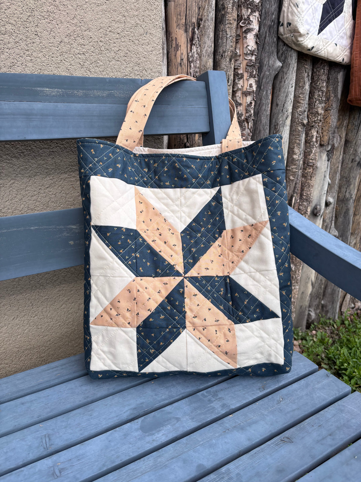 Clear Skies Quilted Tote Bag PDF Pattern