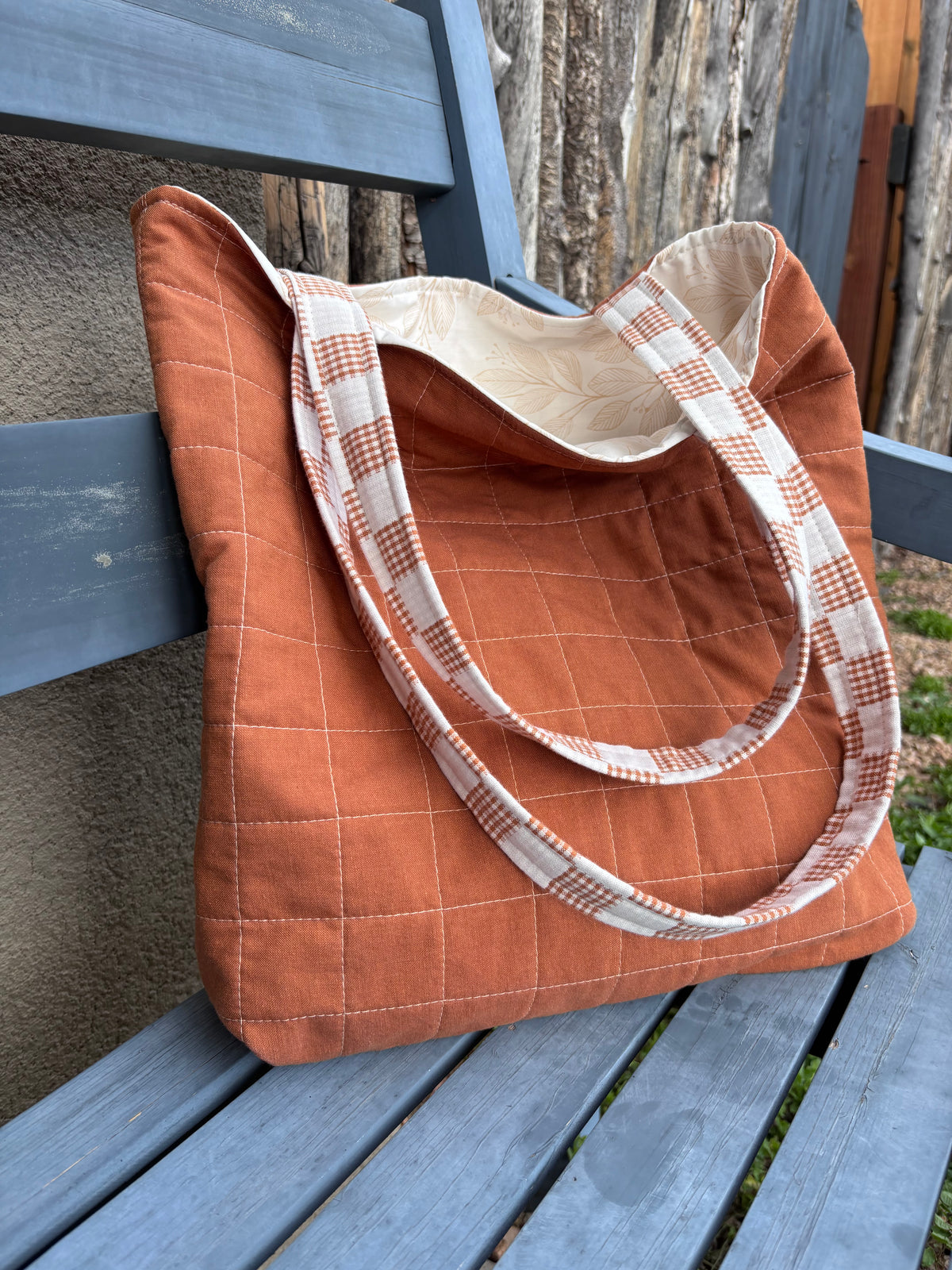 Clear Skies Quilted Tote Bag PDF Pattern