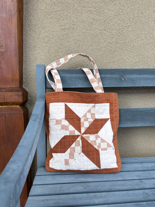 Clear Skies Quilted Tote Bag PDF Pattern