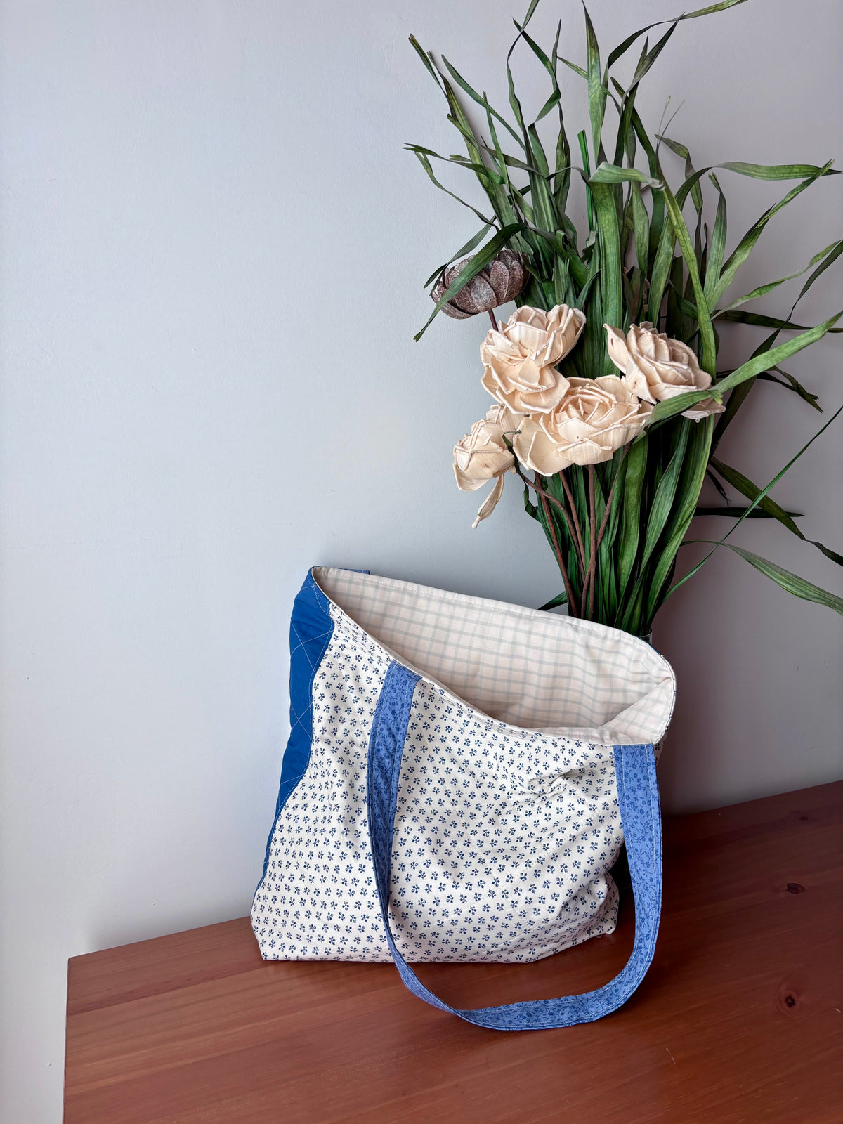 Clear Skies Quilted Tote Bag PDF Pattern